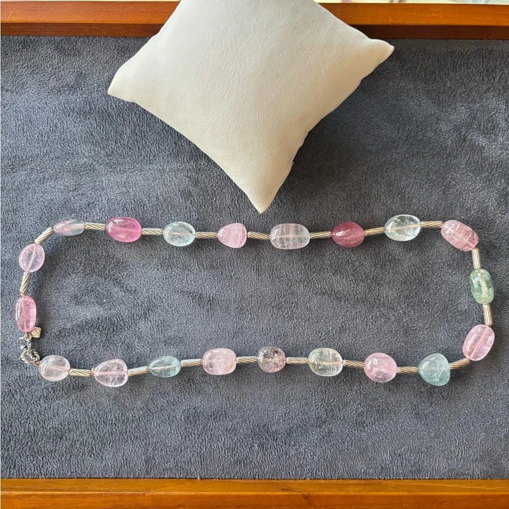 David Yurman Multi-Stone Bijoux Station Necklace 18